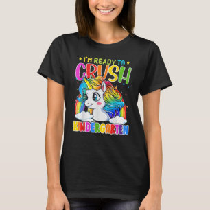 Camiseta Estou pronto para esmagar crianças do jardim de in