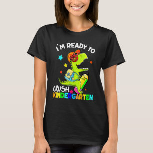 Camiseta Estou Pronto Para Esmagar Meninos do Jardim de Inf