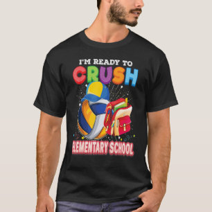 Camiseta Estou pronto para esmagar o Ba de Voleibol Escolar