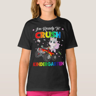 Camiseta Estou Pronto Para Esmagar O Caminhão Do Jardim De 