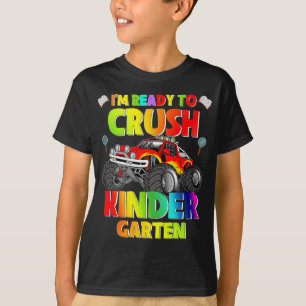 Camiseta Estou pronto para esmagar o Caminhão do Jardim Inf