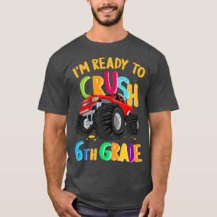 Camiseta Estou Pronto Para Esmagar O Caminhão Monstro De 6 
