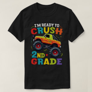 Camiseta Estou pronto para esmagar o caminhão monstro de se