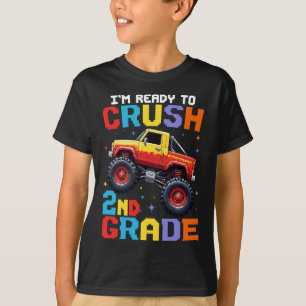 Camiseta Estou pronto para esmagar o caminhão monstro de se