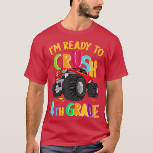 Camiseta Estou Pronto Para Esmagar O Caminhão Monstro Do 4º