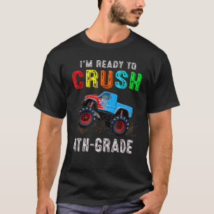 Camiseta Estou pronto para esmagar o Caminhão Monstro do 4º