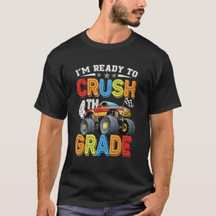 Camiseta Estou pronto para esmagar o Caminhão Monstro do 4º