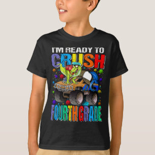 Camiseta Estou pronto para esmagar o caminhão monstro do 4