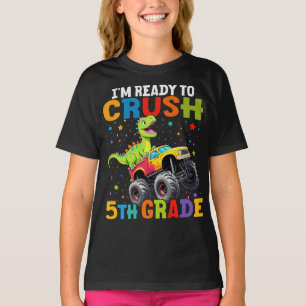 Camiseta Estou pronto para esmagar o caminhão monstro do 5