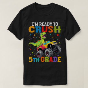 Camiseta Estou pronto para esmagar o caminhão monstro do 5