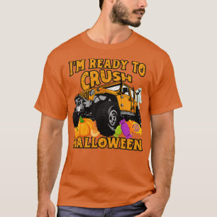 Camiseta Estou Pronto Para Esmagar O Caminhão Monstro Do Di