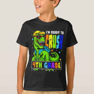 Camiseta Estou pronto para esmagar o Dinossauro 1rua Dia de