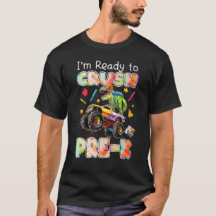 Camiseta Estou pronto para esmagar o Dinossauro de Caminhão