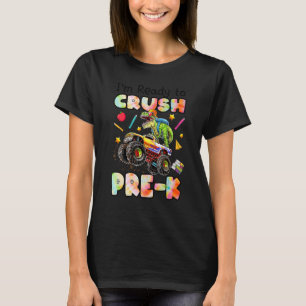 Camiseta Estou pronto para esmagar o Dinossauro de Caminhão