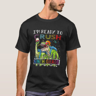 Camiseta Estou pronto para esmagar o dinossauro do 9º ano