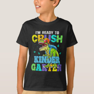 Camiseta Estou pronto para esmagar o dinossauro do jardim d