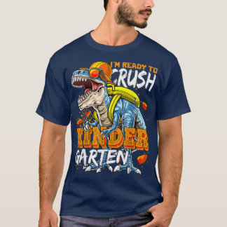 Camiseta Estou pronto para esmagar o dinossauro do jardim d