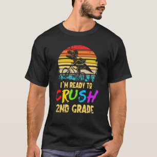 Camiseta Estou pronto para esmagar o Dinossauro segundo de 