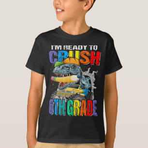 Camiseta Estou pronto para esmagar o Dinossauro TRex Monstr