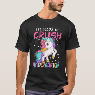 Camiseta Estou pronto para esmagar o jardim de infância, Cu