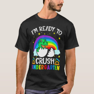 Camiseta Estou pronto para esmagar o jogo do Dinossauro do