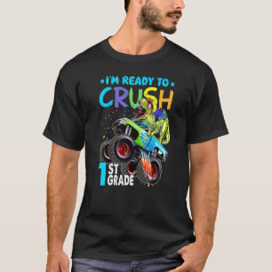 Camiseta Estou pronto para esmagar o Monstro da rua Dinosau