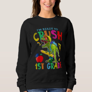 Camiseta Estou Pronto Para Esmagar O Monstro De Dinossauros