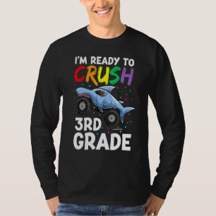 Camiseta Estou Pronto Para Esmagar O Monstro De Tubarão Rou