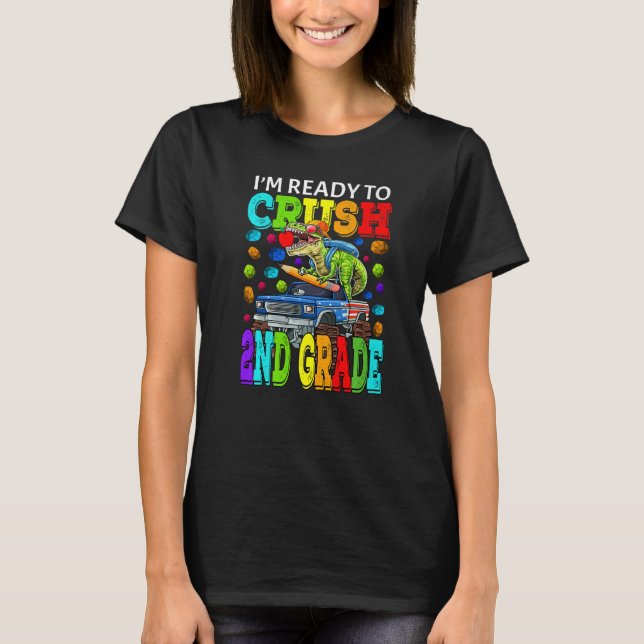 Camiseta Estou pronto para esmagar o Monstro do segundo Din (Frente)