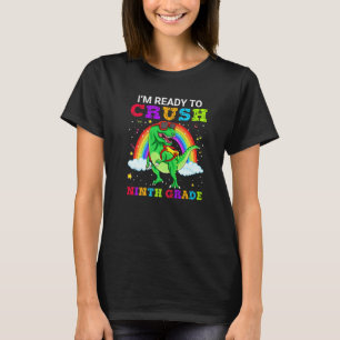 Camiseta Estou pronto para esmagar o Nono Grau T Rex Dinoss