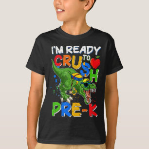 Camiseta Estou pronto para esmagar o Pêncil de segurança pr