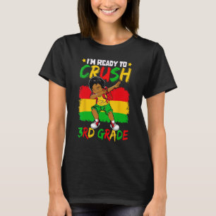 Camiseta Estou pronto para esmagar o preto de abraço de trê