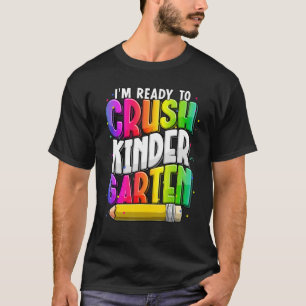 Camiseta Estou pronto para esmagar o professor de jardim de