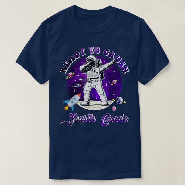 Camiseta Estou pronto para esmagar o quarto ano de volta à  (Frente do Design)