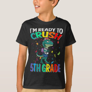 Camiseta Estou pronto para esmagar o Raptor 5 de volta à e