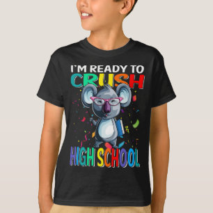 Camiseta Estou pronto para esmagar o Segundo grau Koala