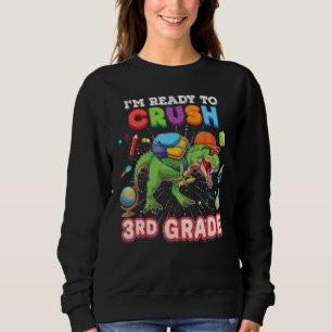 Camiseta Estou Pronto Para Esmagar o Tiranossauro do 3º Ano