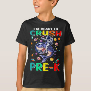 Camiseta Estou pronto para esmagar o tubarão que pilota o
