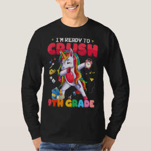 Camiseta Estou pronto para esmagar o Unicórnio Bonito do 9º