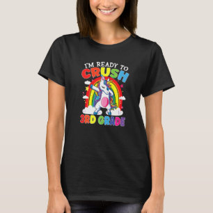 Camiseta Estou pronto para esmagar o Unicórnio do 3º ano