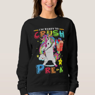 Camiseta Estou Pronto Para Esmagar O Unicórnio Pré-K A Esma
