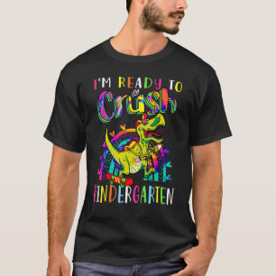 Camiseta Estou pronto para esmagar os meninos do jardim de 