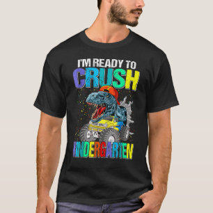 Camiseta Estou pronto para esmagar os meninos do jardim de 