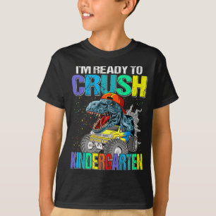 Camiseta Estou pronto para esmagar os meninos do jardim de 