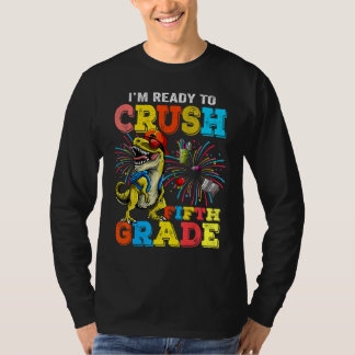Camiseta Estou pronto para esmagar os rapazes do Dinossauro