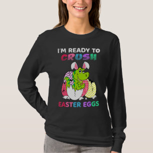 Camiseta Estou pronto para esmagar ovos de Páscoa..
