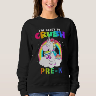 Camiseta Estou Pronto Para Esmagar Pré K De Volta À Escola