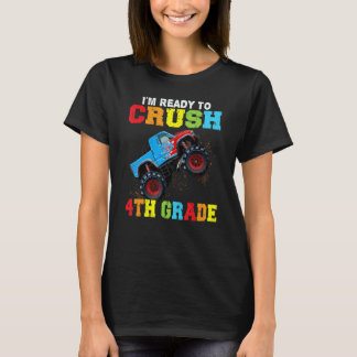 Camiseta Estou Pronto Para Esmagar Professor de Caminhão Mo