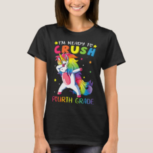 Camiseta Estou Pronto Para Esmagar Quarta Série Diversão Da
