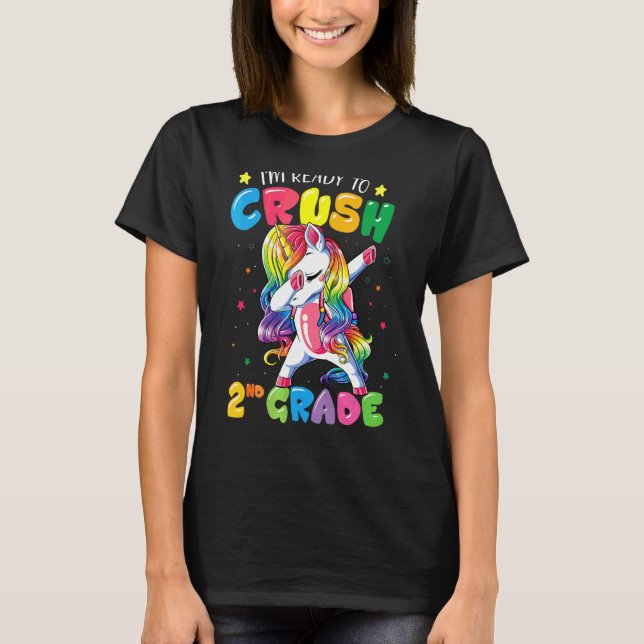 Camiseta Estou pronto para esmagar segundo Grau Dabbing Uni (Frente)